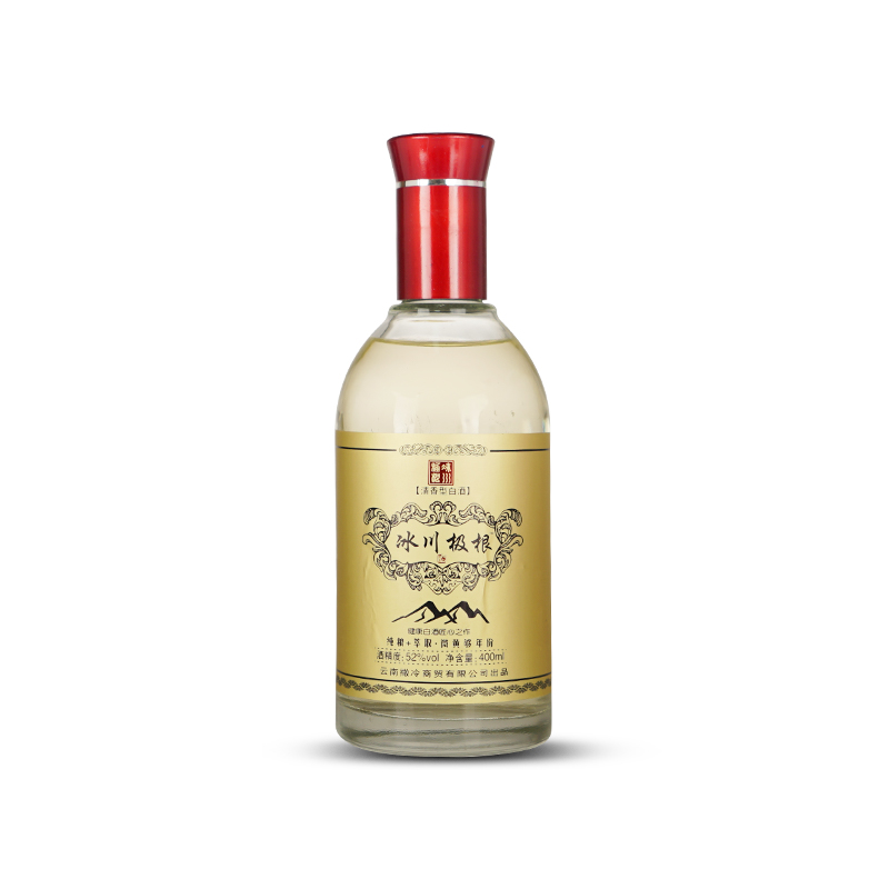冰川极根 高粱原浆酒52°（清香型）400ml