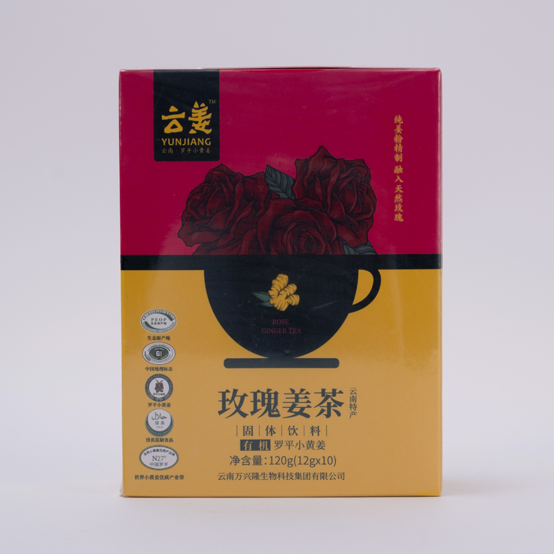 云姜玫瑰姜茶12g*10袋/盒