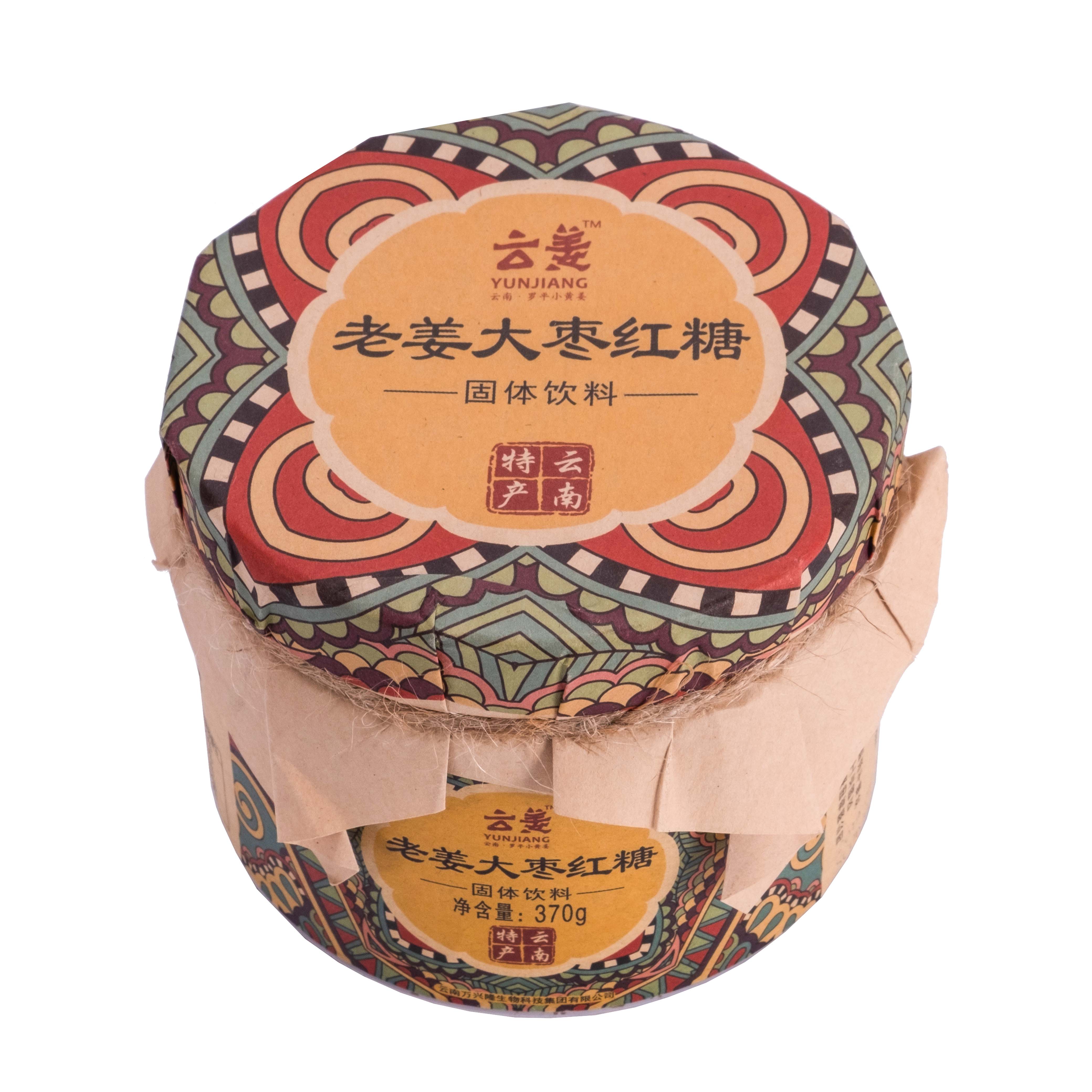 云姜老姜大枣红糖370g/瓶