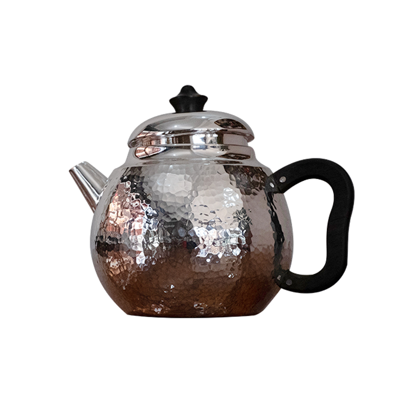 团圆纯银泡茶壶