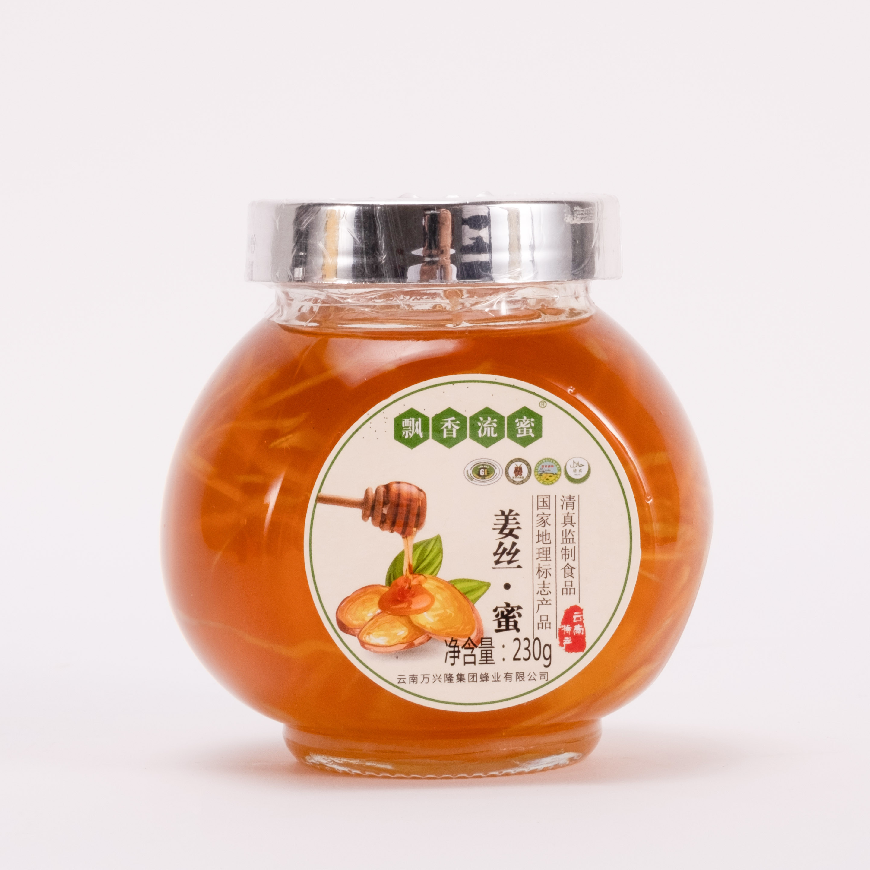罗平姜丝蜜230g/瓶