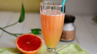 清凉饮品——西柚苹果汁