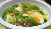青菜香菇魔芋汤