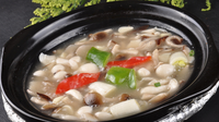 奶汤冻菌菜苞