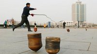 旋转小陀螺展“虎乡”非遗风采
